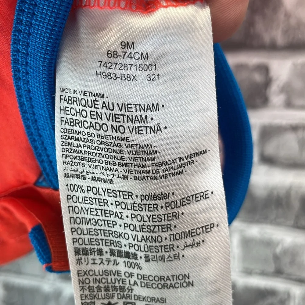 Nike baby onesie in orange  and‎ Blue